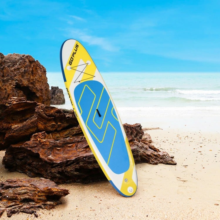 10 Feet Inflatable Stand Up Paddle Board 6 Inch Thick with Accessory Pack