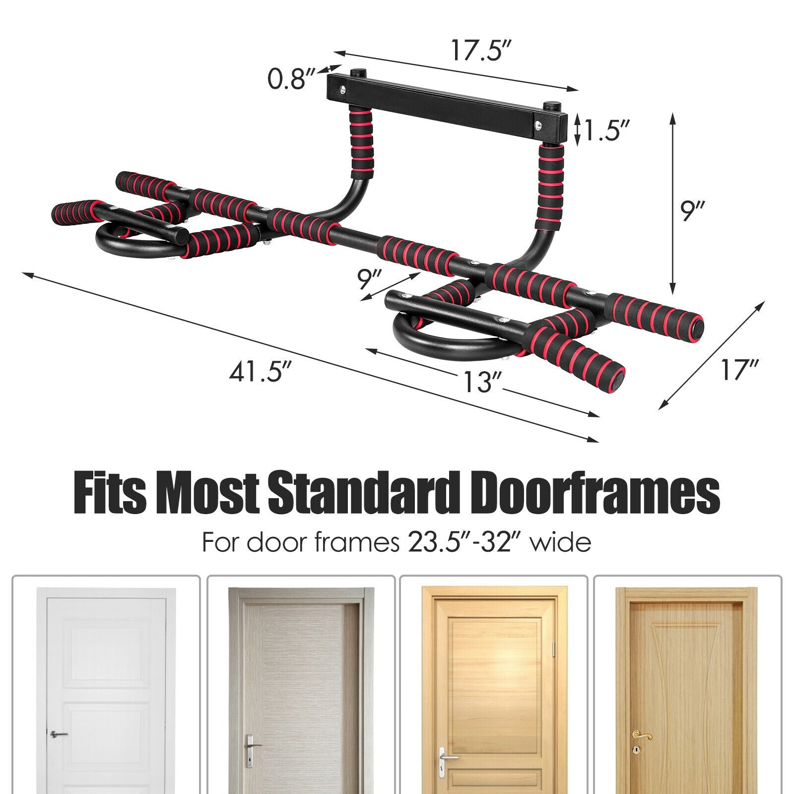 Multi-Purpose Pull Up Bar Doorway Fitness Chin Up Bar