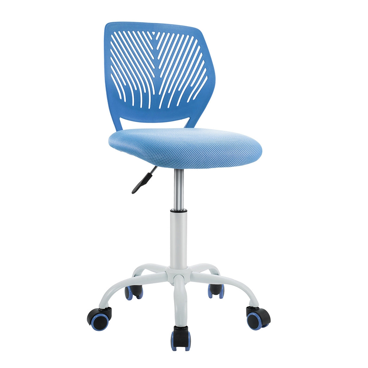 Kids Desk Chair with Adjustable Height and Lumbar Support-Blue