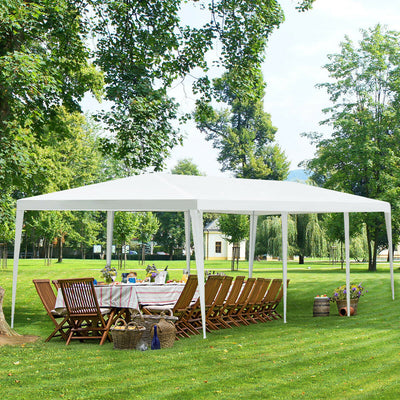 10 x 30 Feet Gazebo Canopy Tent with Connection Stakes and Wind RopesÂ 