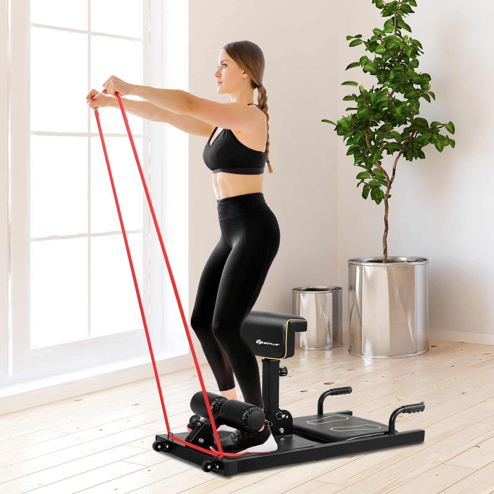 8-in-1 Home Gym Multifunction Squat Fitness Machine