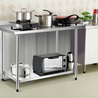 30 x 48 Inch Stainless Steel Food Preparation Kitchen TableÂ 