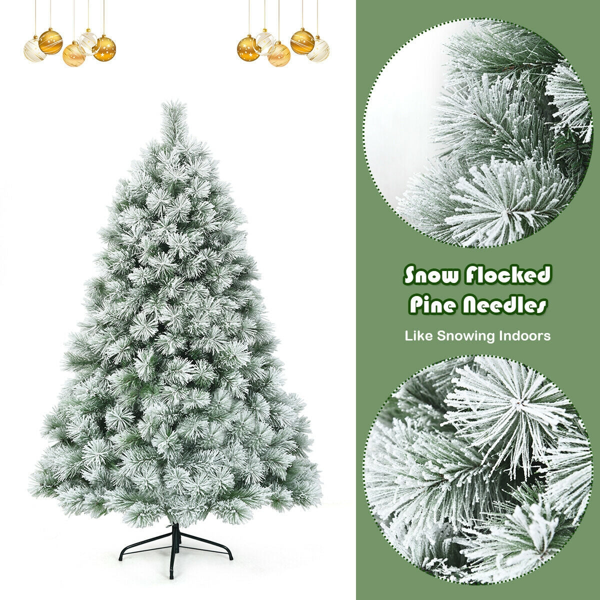 6 Feet Premium Hinged Artificial Christmas TreeÂ 