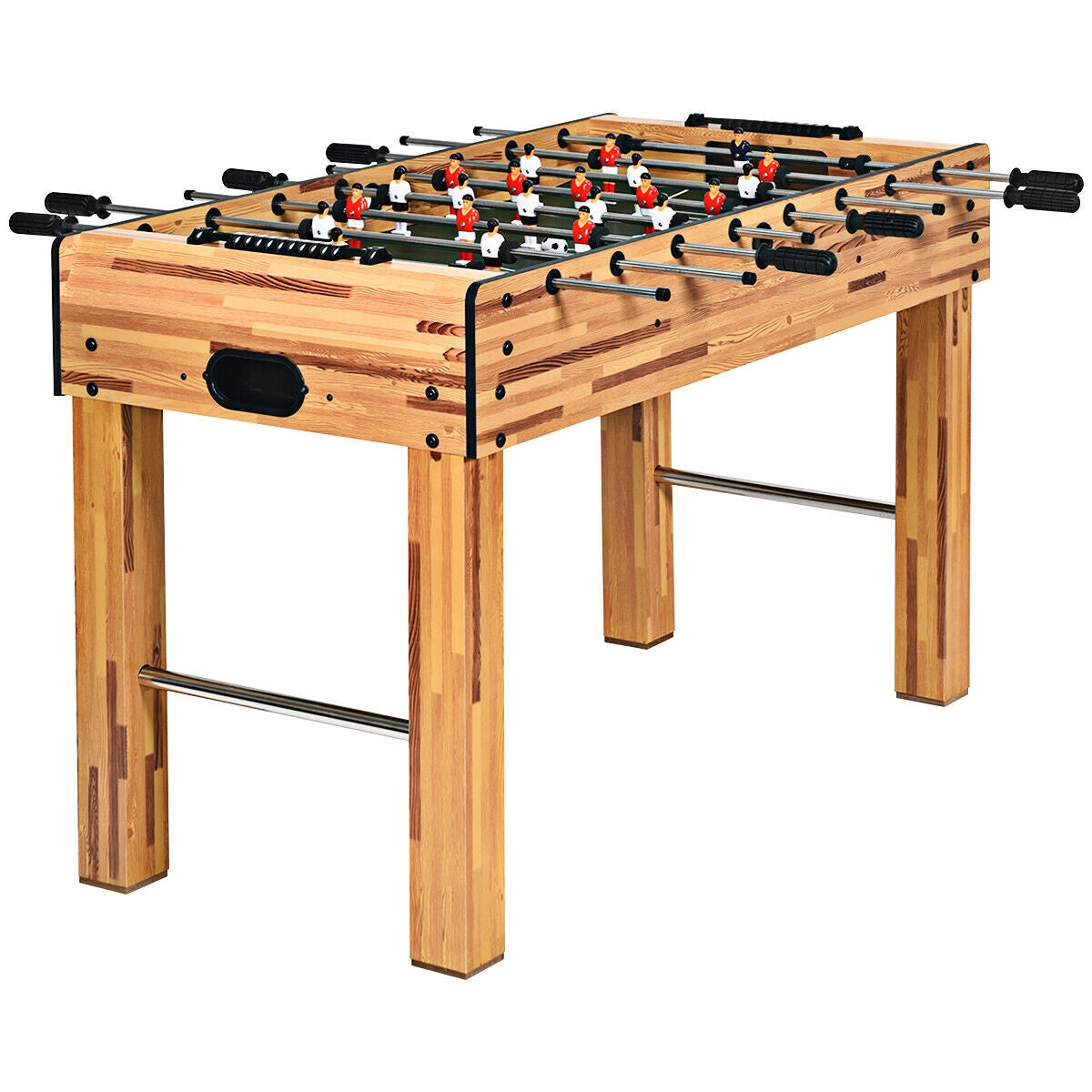 48 Inch Foosball Table Indoor Soccer Game-Beige