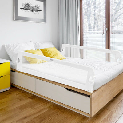 59-Inch Extra Long Bed Rail Guard-WhiteÂ 