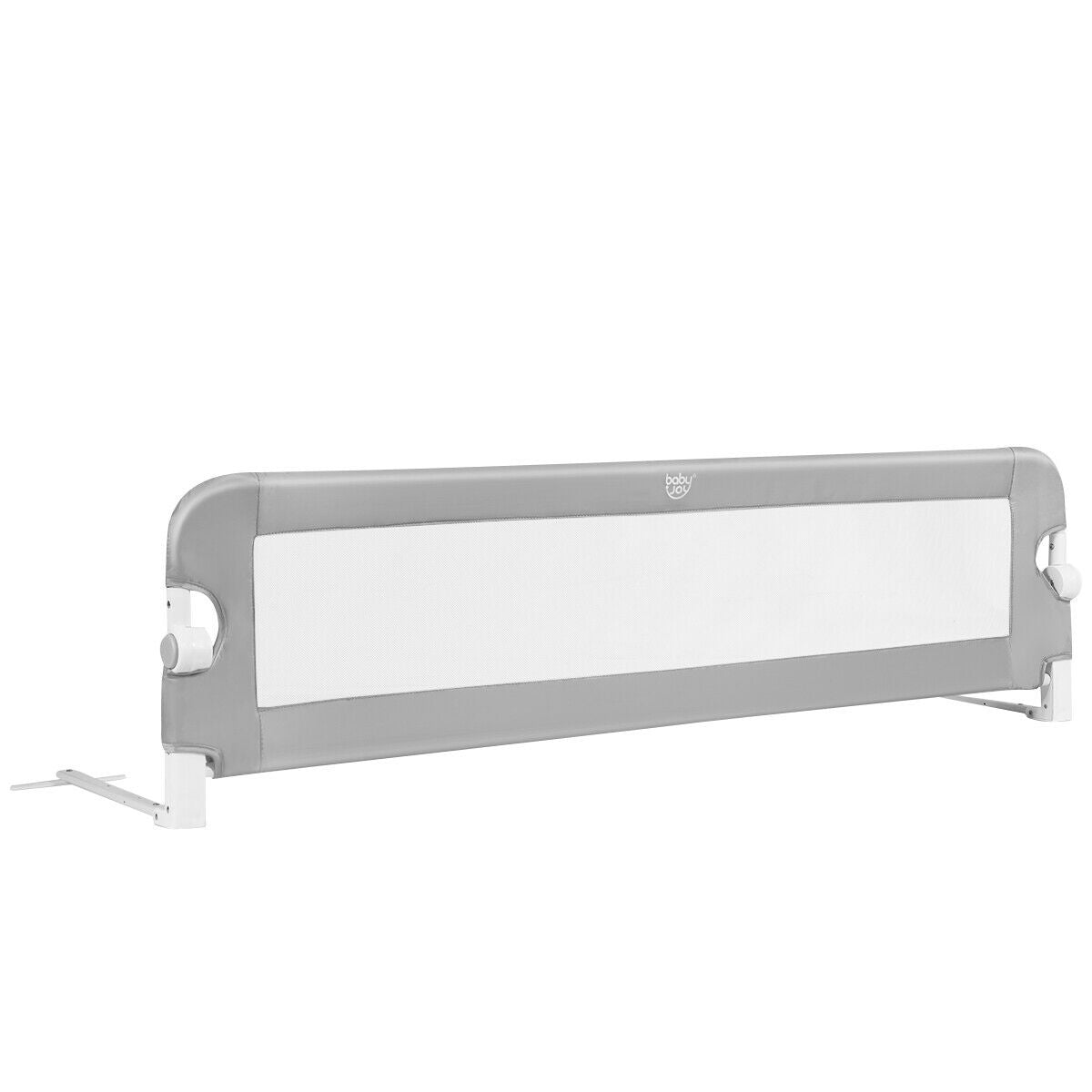 59-Inch Extra Long Bed Rail Guard-GrayÂ 