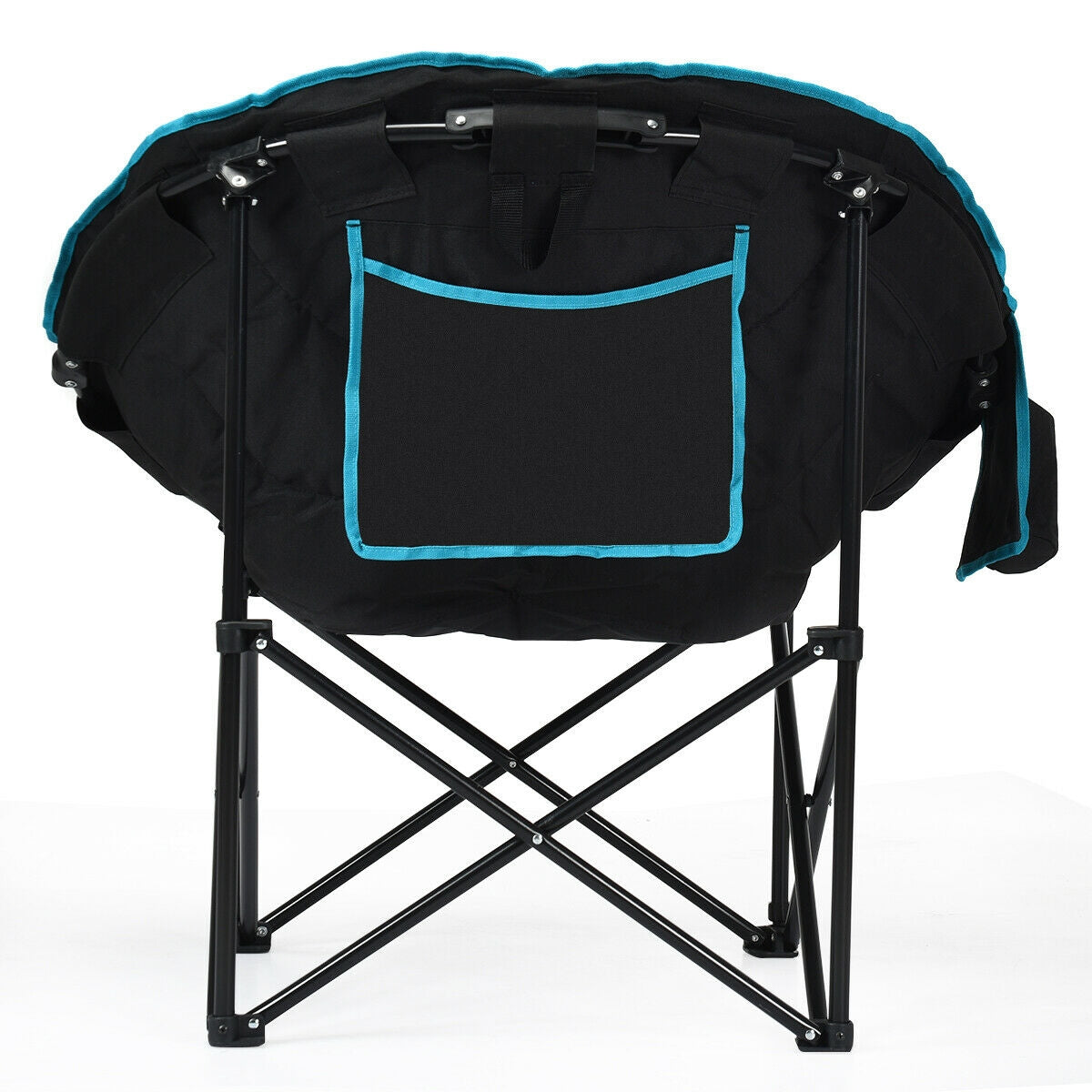 Moon Saucer Steel Camping Chair Folding Padded Seat