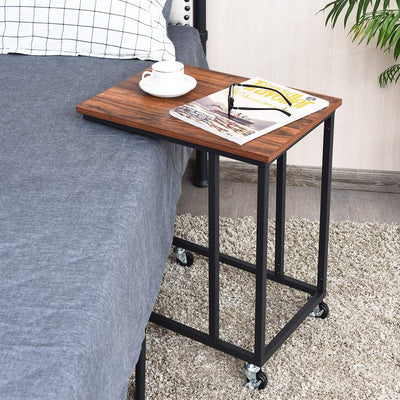 Laptop Holder Sofa Multiple Side End MobileTable-BrownÂ 