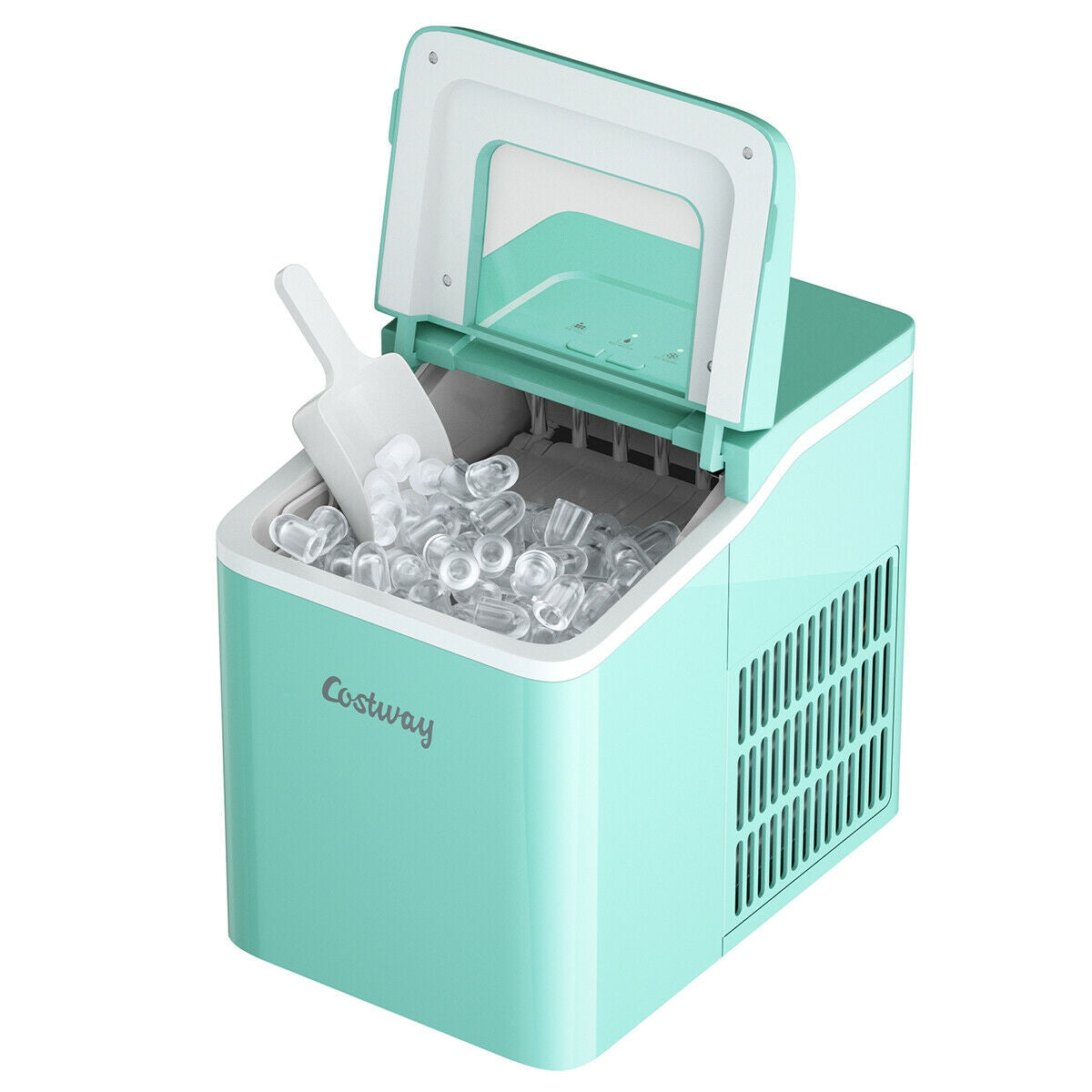 Portable Countertop Ice Maker Machine with Scoop-GreenÂ 