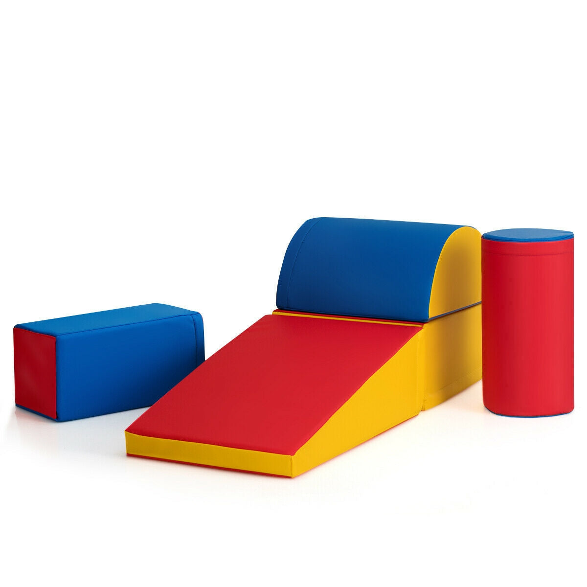 5-Piece Set Climb Activity Play Safe Foam Blocks-RedÂ 