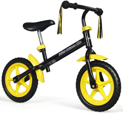 Adjustable Lightweight Kids Balance Bike-YellowÂ 