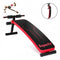 Folding Weight Bench Adjustable Sit-up Board Workout Slant Bench-Red