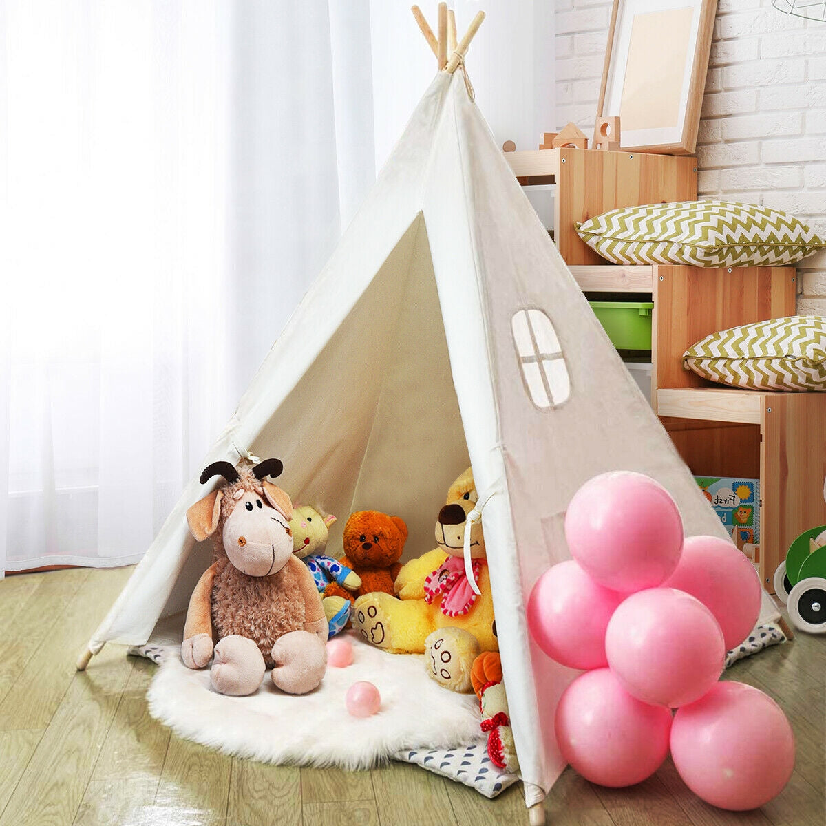 5.5 ft Portable Cotton Kids' Play TentÂ 