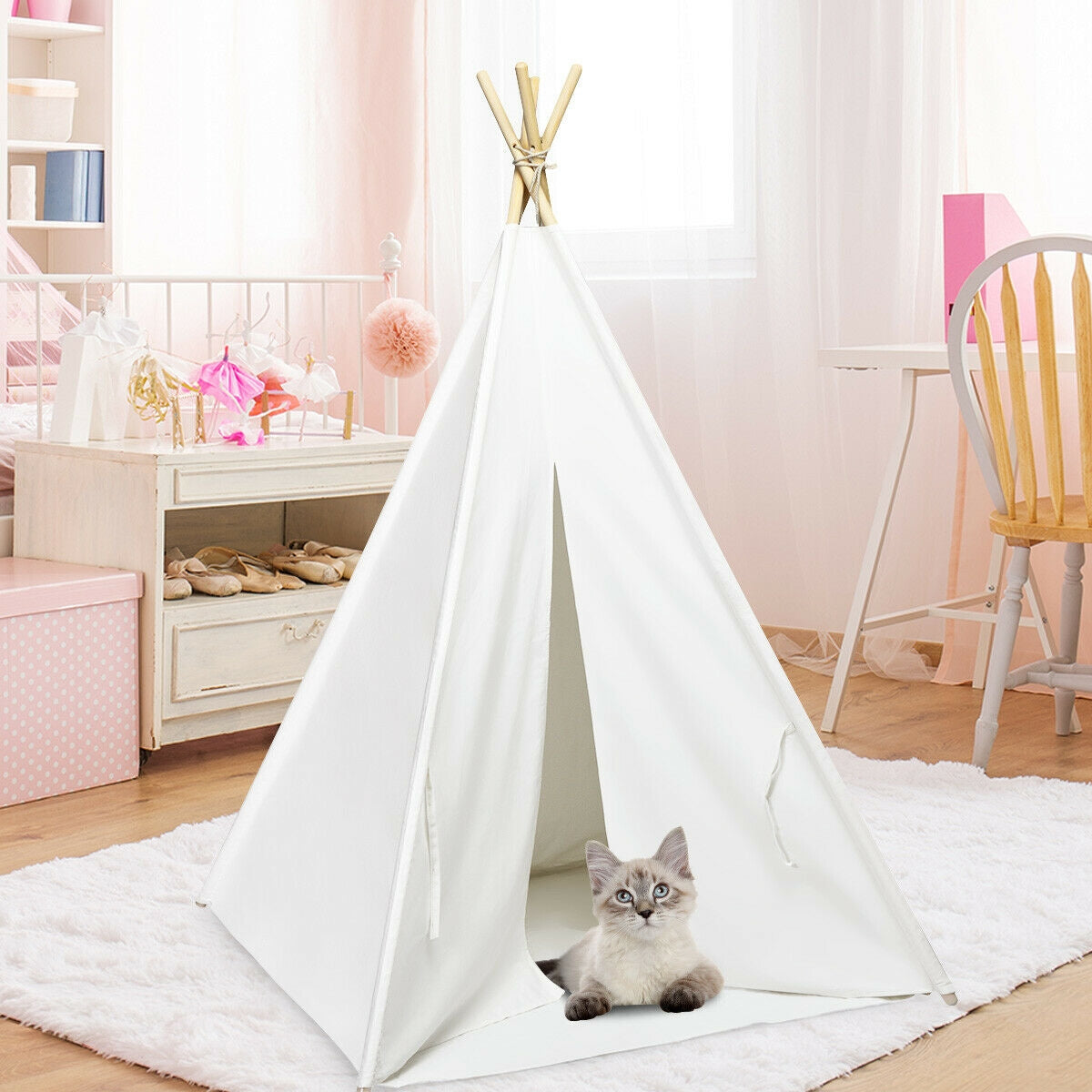 5.5 ft Portable Cotton Kids' Play TentÂ 