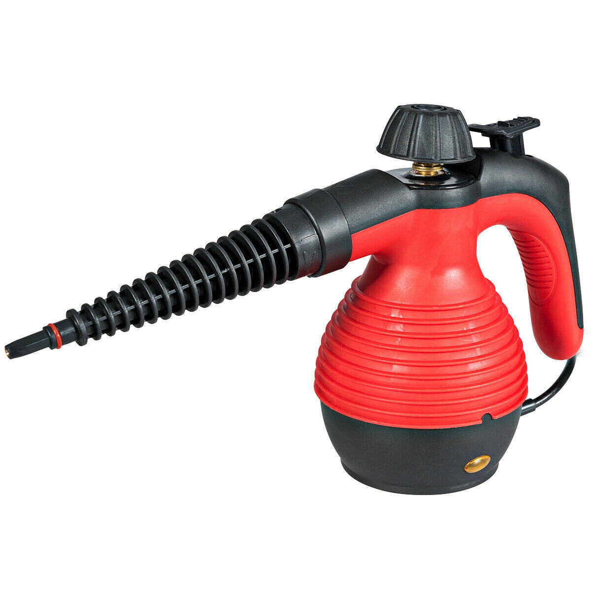 1050W Multi-Purpose Handheld Pressurized Steam Cleaner-Red