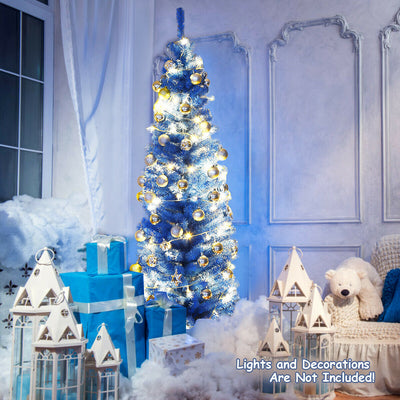 6 Feet Unlit Pencil Slim Tree Artificial Christmas TreeÂ 