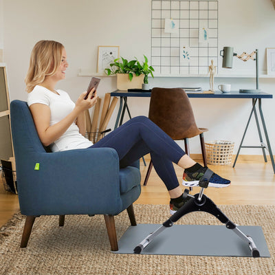 Folding Under Desk Indoor Pedal Exercise Bike for Arms LegsÂ 