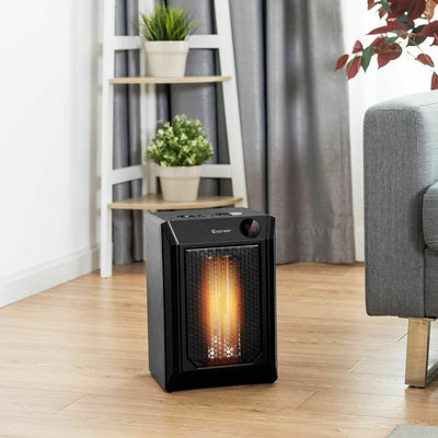 1500 W Remote Control Portable Electric Digital Quartz Space HeaterÂ 
