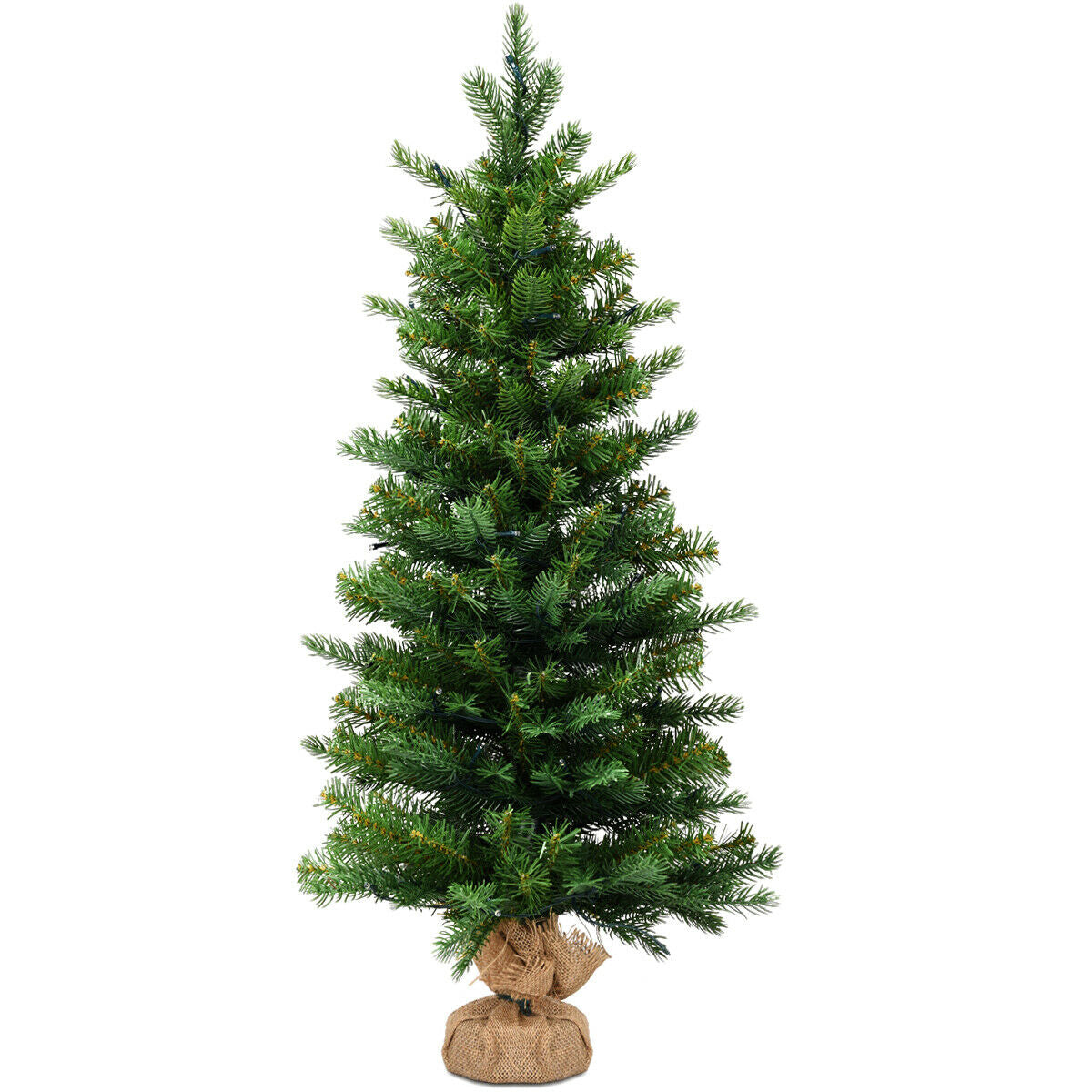 3 Feet Tabletop Battery Operated Christmas Tree with LED lights