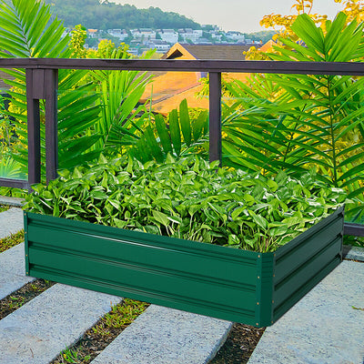 40 Inch x 32 Inch Patio Raised Garden Bed for Vegetable Flower PlantingÂ 