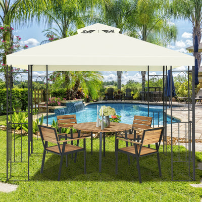 2 Tiers 10 x 10 Feet Patio Gazebo Canopy TentÂ 
