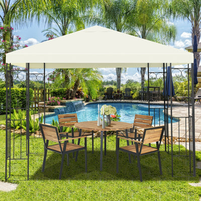 10 x 10 Feet Patio Gazebo Canopy Tent Garden ShelterÂ 