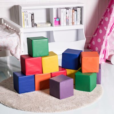 12 Pieces 8 Inch PU Foam Big Building Blocks for KidsÂ 
