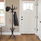 Wood Standing Hat Coat Rack w/ Umbrella Stand-Black