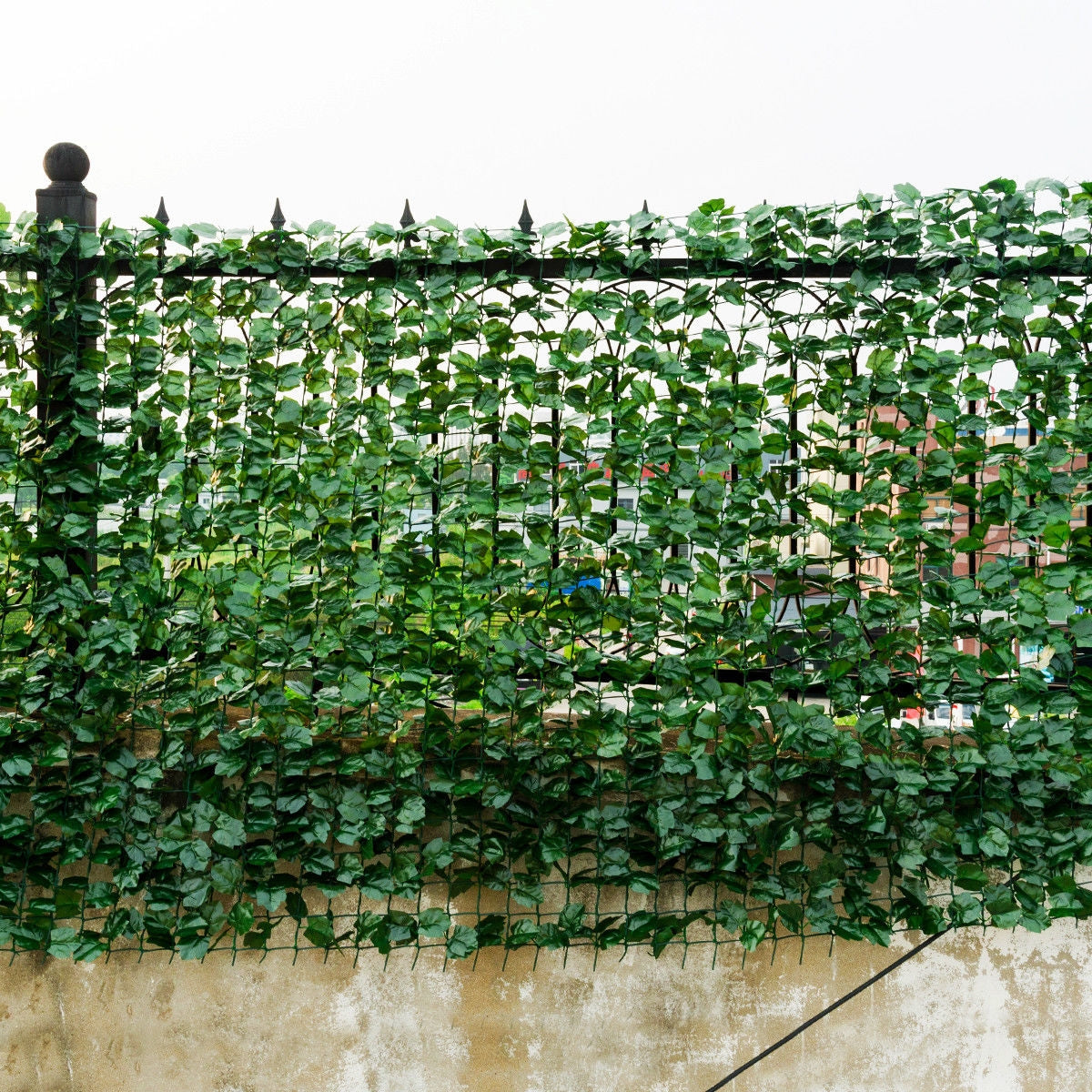Faux Ivy Leaf Decorative Privacy Fence-40 x 95 InchÂ 