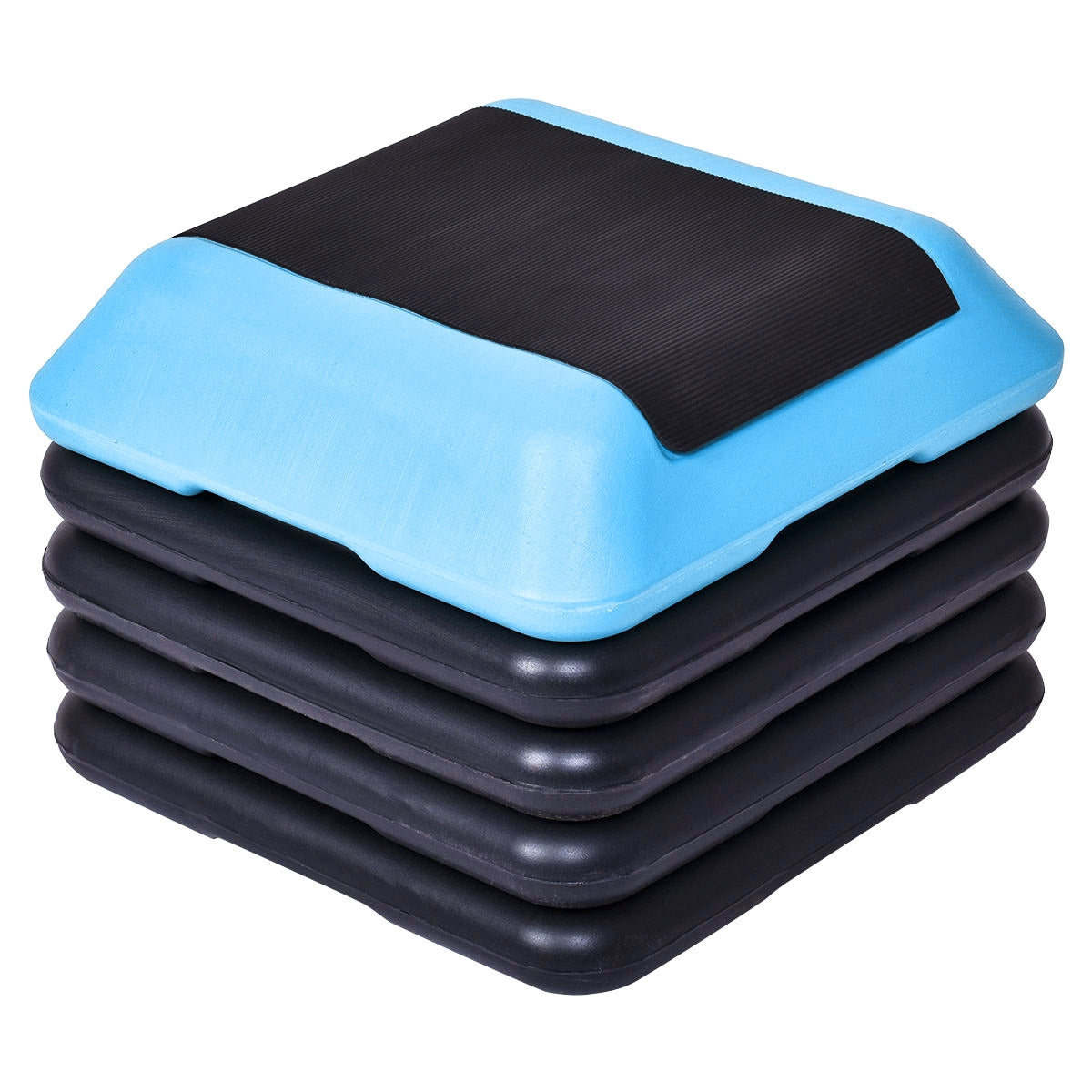 16 x 16 Inch Adjustable 4 Risers Lightweight Aerobic PedalsÂ 