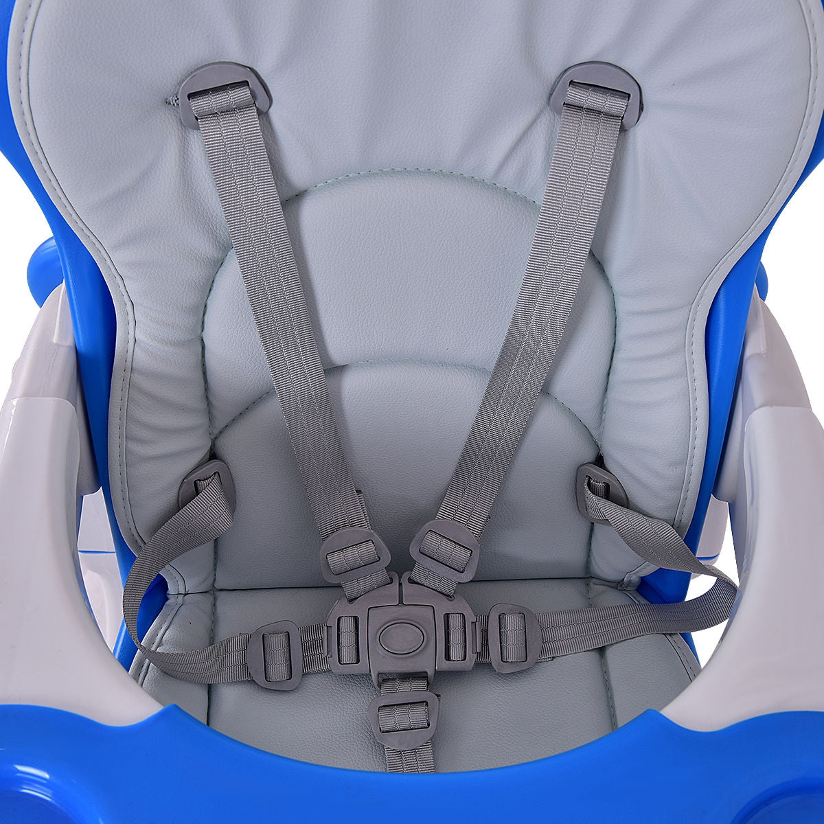 3 in 1 Convertible Play Table Seat Baby High Chair-Blue