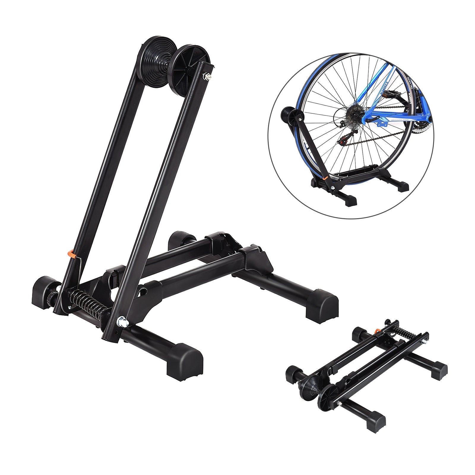 Bicycle Bike Floor Parking Storage Stand Display RackÂ 