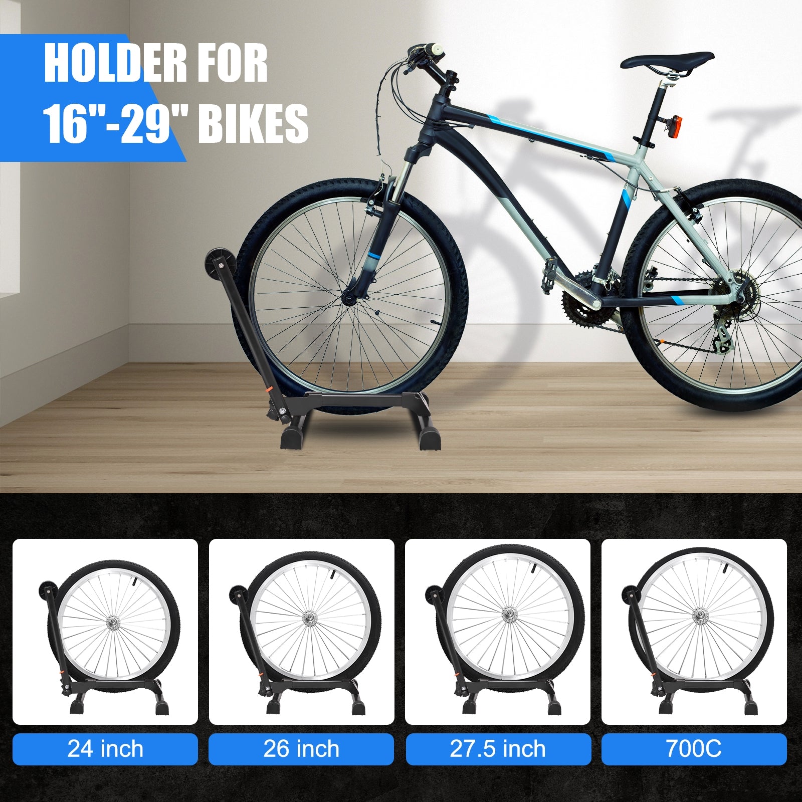 Bicycle Bike Floor Parking Storage Stand Display RackÂ 