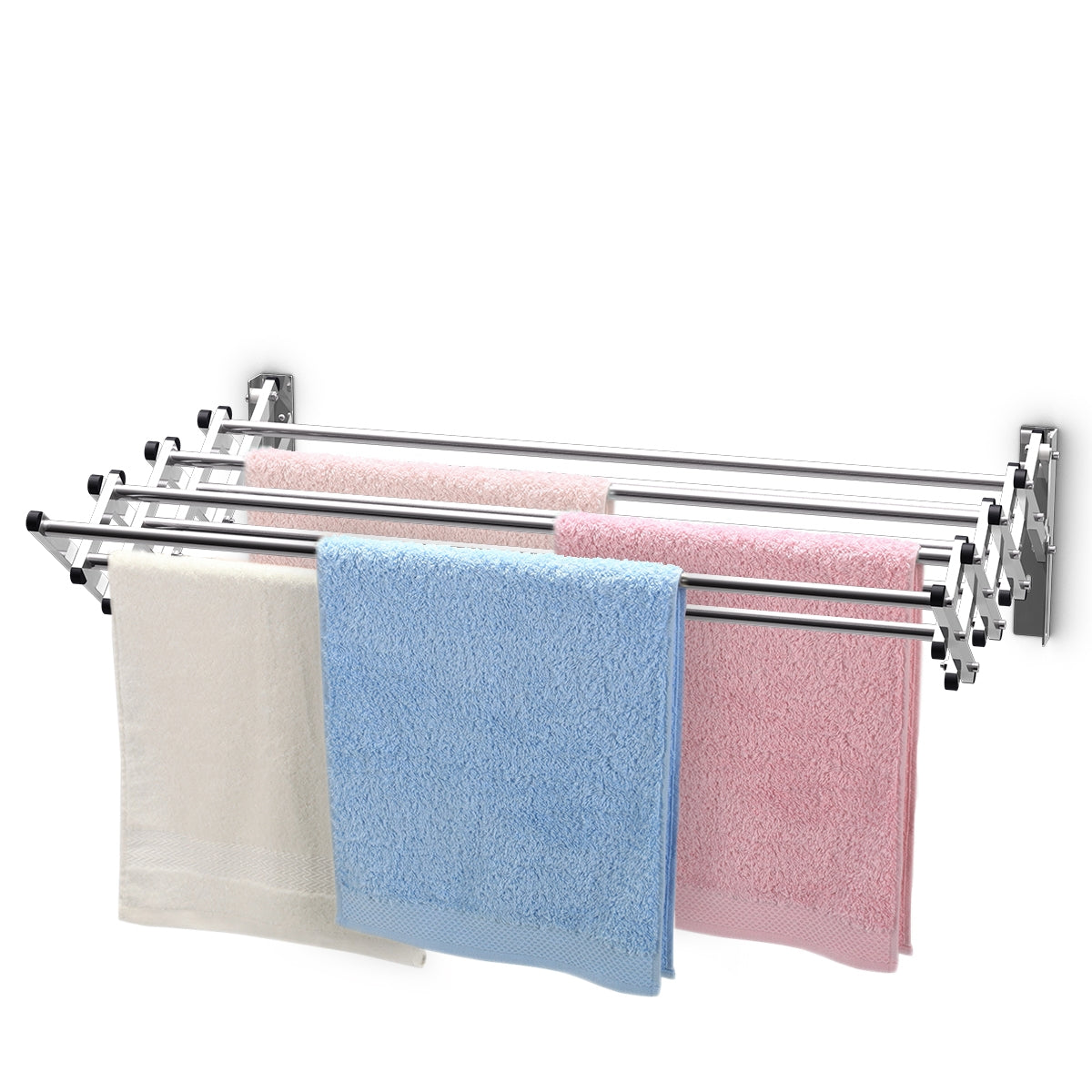 Stainless Wall Mounted Expandable Clothes Drying Towel RackÂ 