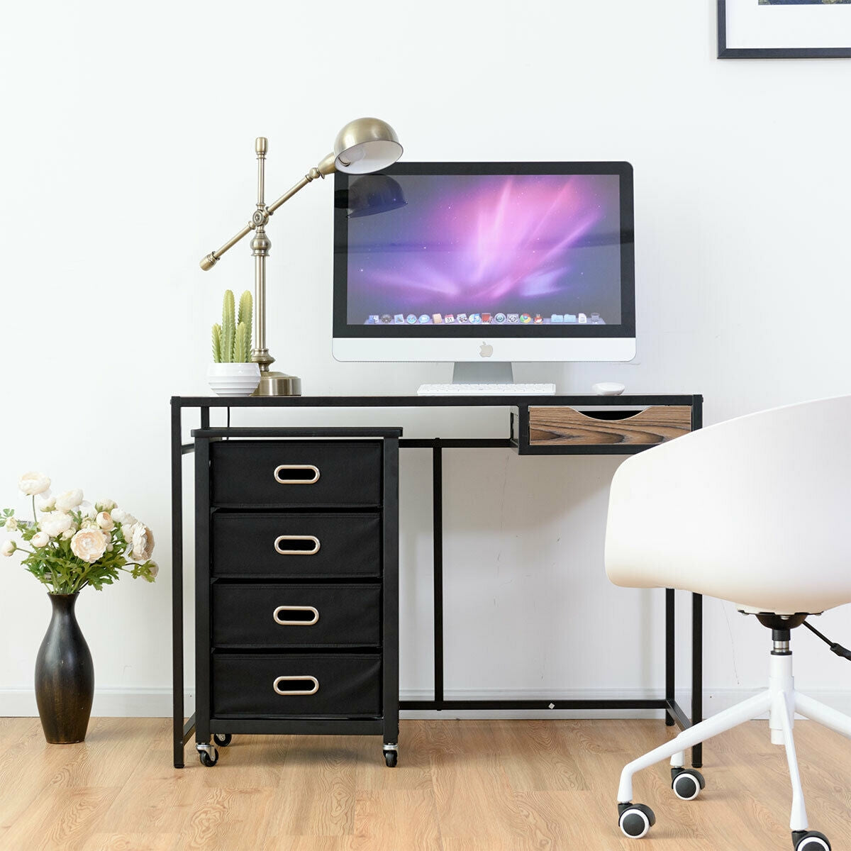 Rolling Heavy-Duty File Cabinet