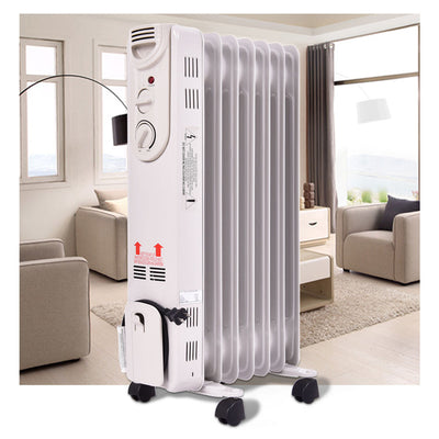 1500 W Electric Portable Oil Filled Radiator Space Heater with 3 Heat SettingsÂ 