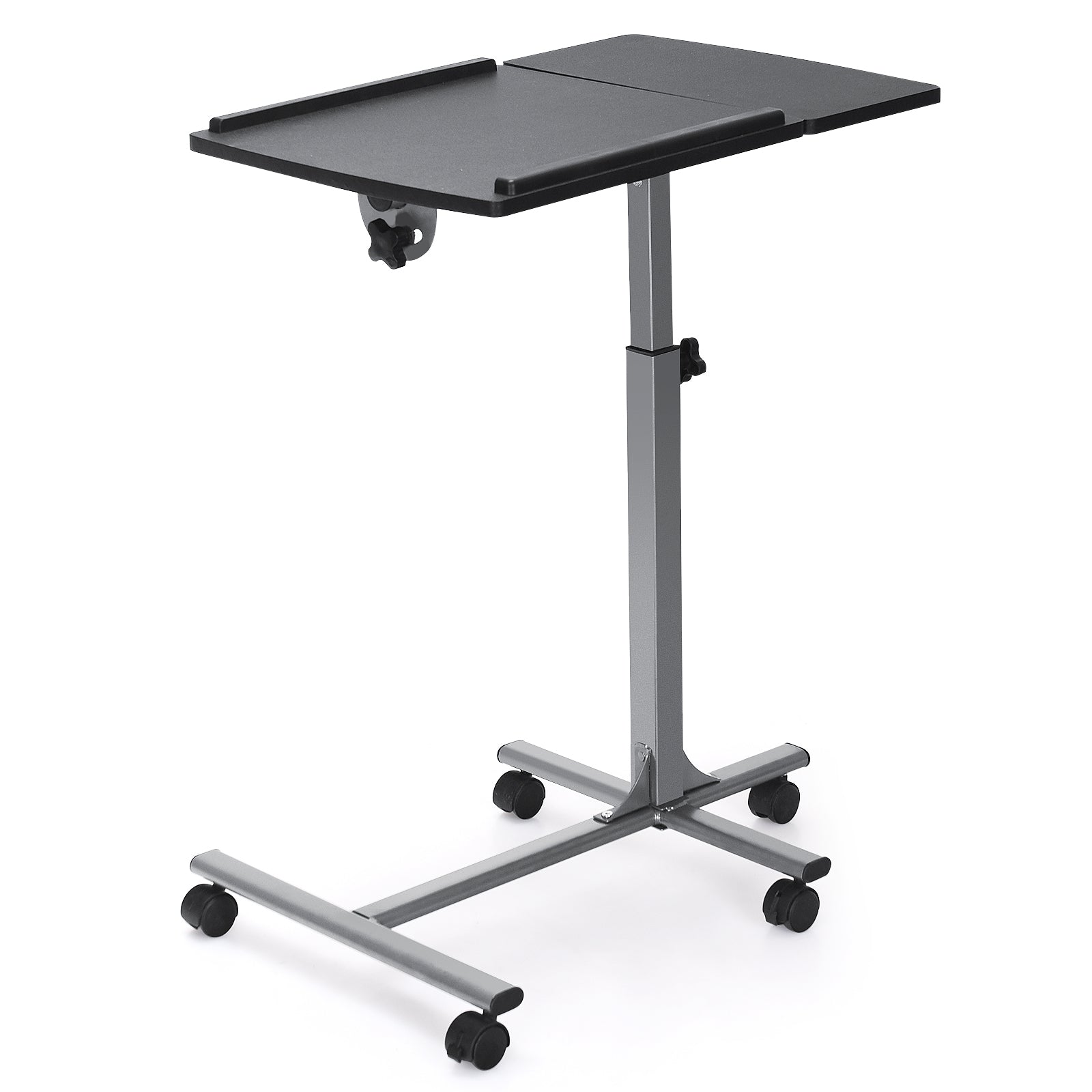 Adjustable Angle Height Rolling Laptop TableÂ 