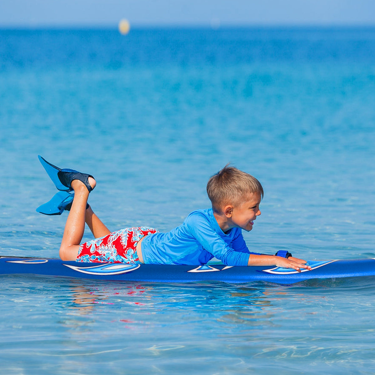 6 Feet Surf Foamie Boards Surfing Beach Surfboard-White