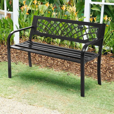 Bench Deck with Steel Frame for outdoorÂ 
