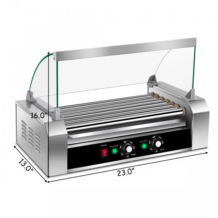 18 Hot Dog 7 Roller Grill Commercial Cooker