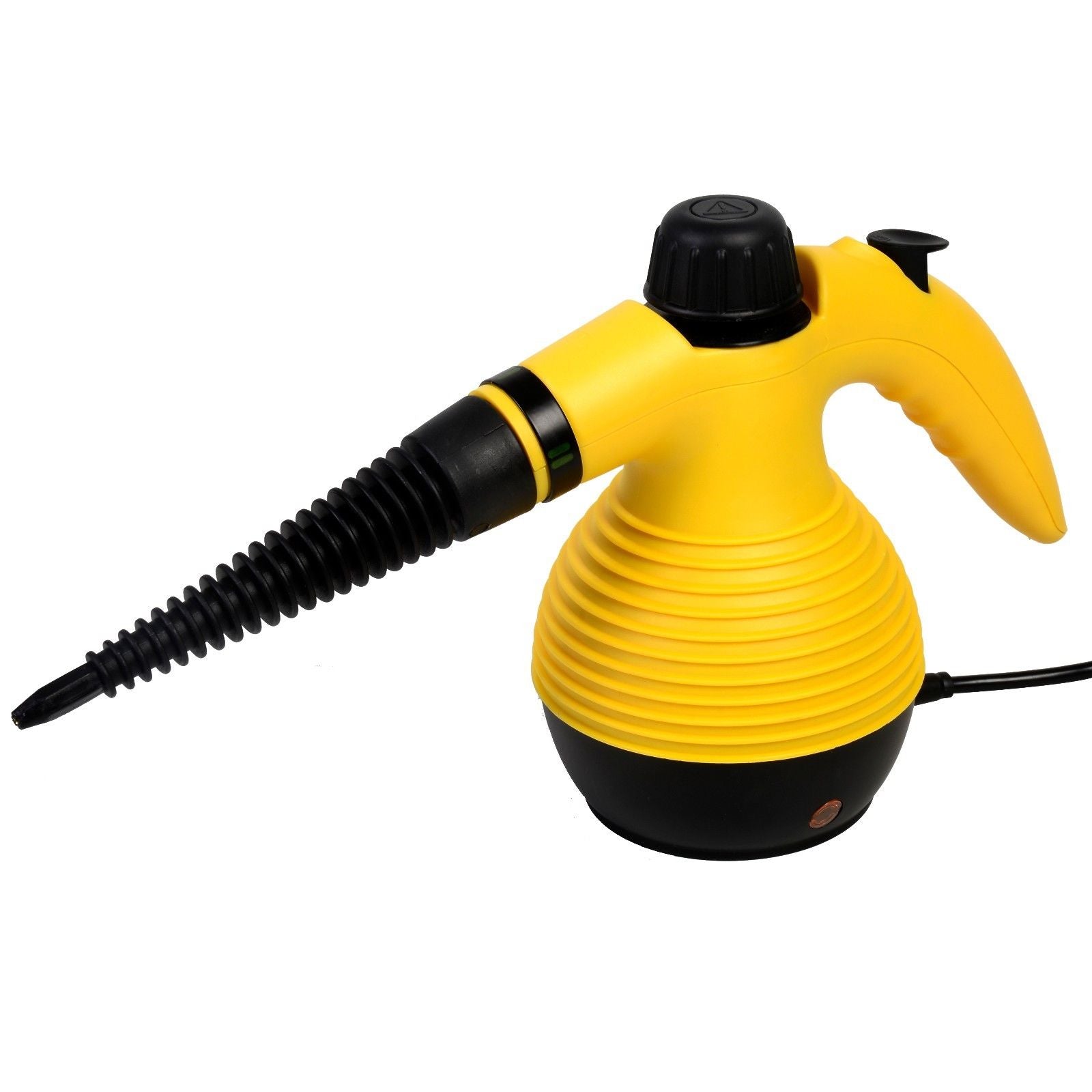 1050W Multi-Purpose Handheld Pressurized Steam Cleaner-Yellow