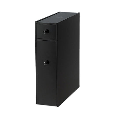 Black Bathroom Cabinet Space Saver Storage Organizer-BlackÂ 
