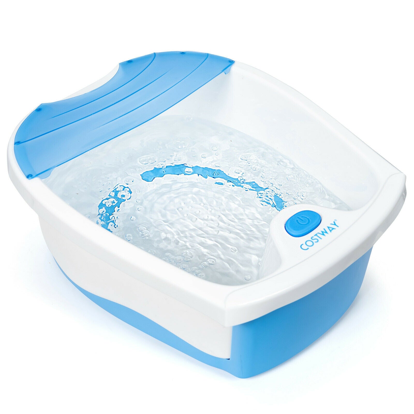 Foot Spa Bath with Bubble Massage-Blue