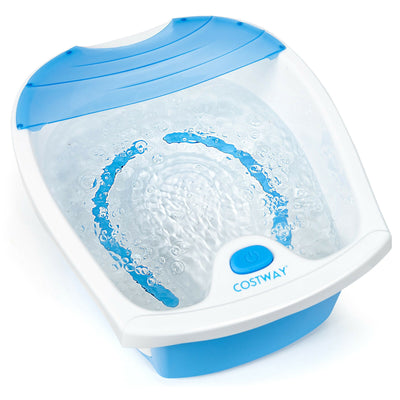 Foot Spa Bath with Bubble Massage-Blue 