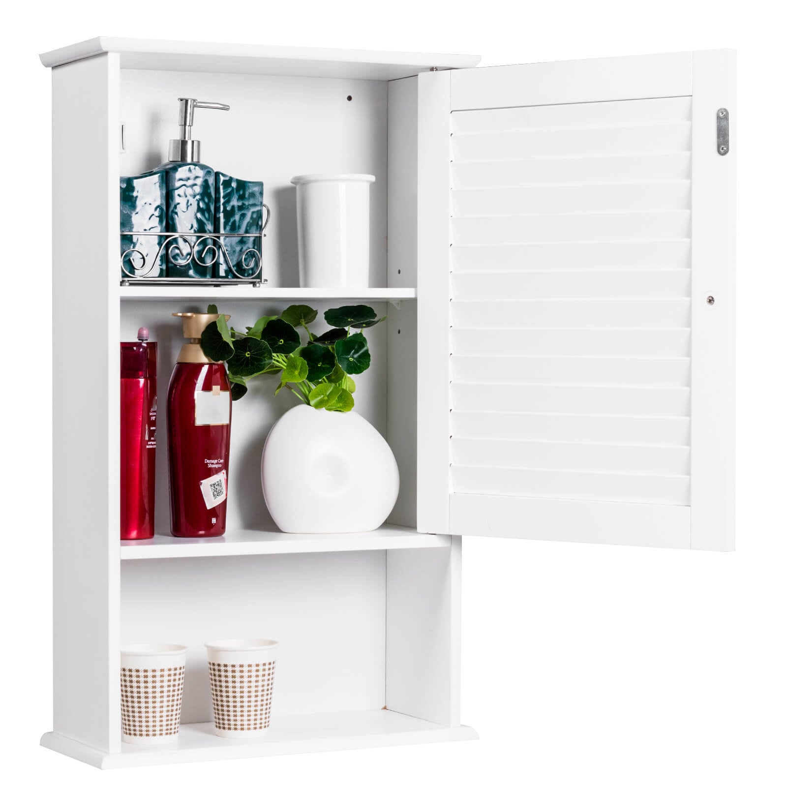 27.5" H Wall Hanging Bathroom Storage CabinetÂ 