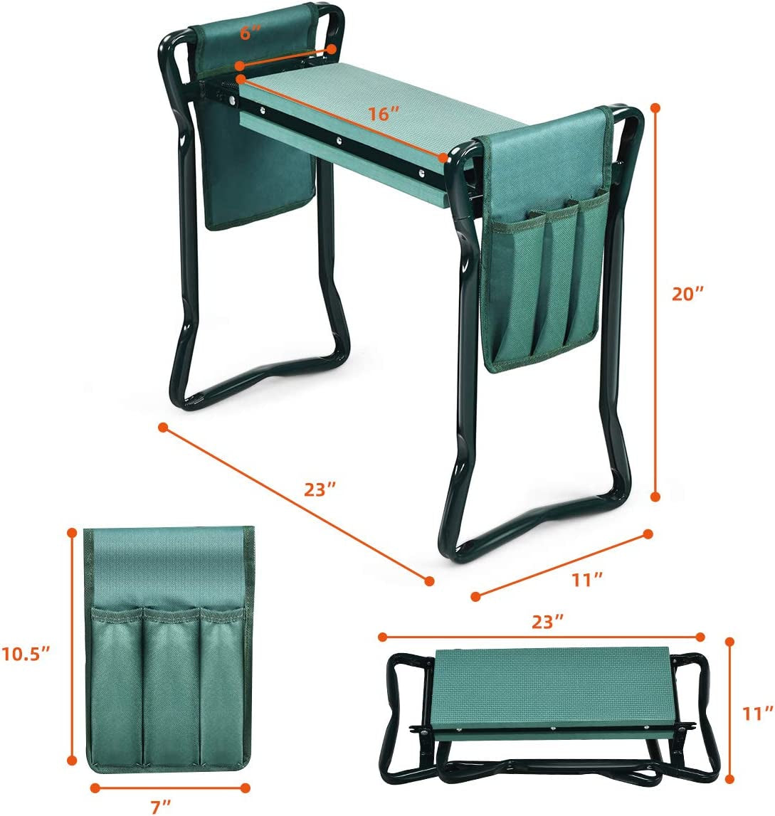 Folding Garden Kneeler and Seat Bench