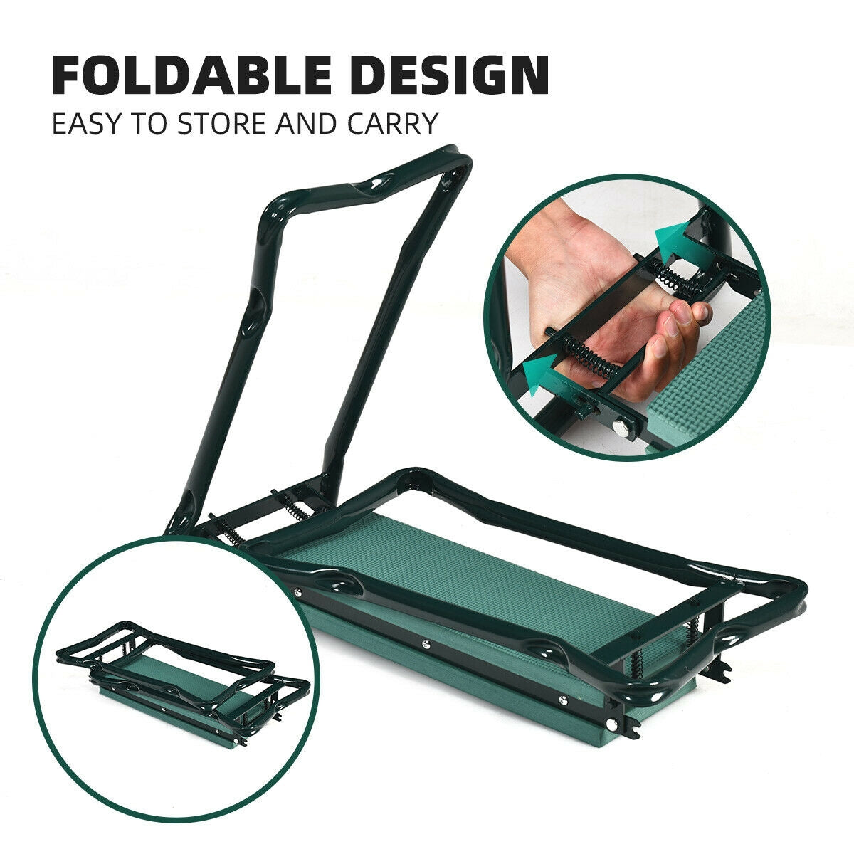 Folding Garden Kneeler and Seat Bench