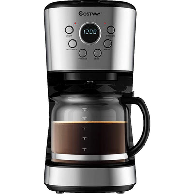 12-cup Programmable Coffee Maker with  LCD DisplayÂ 