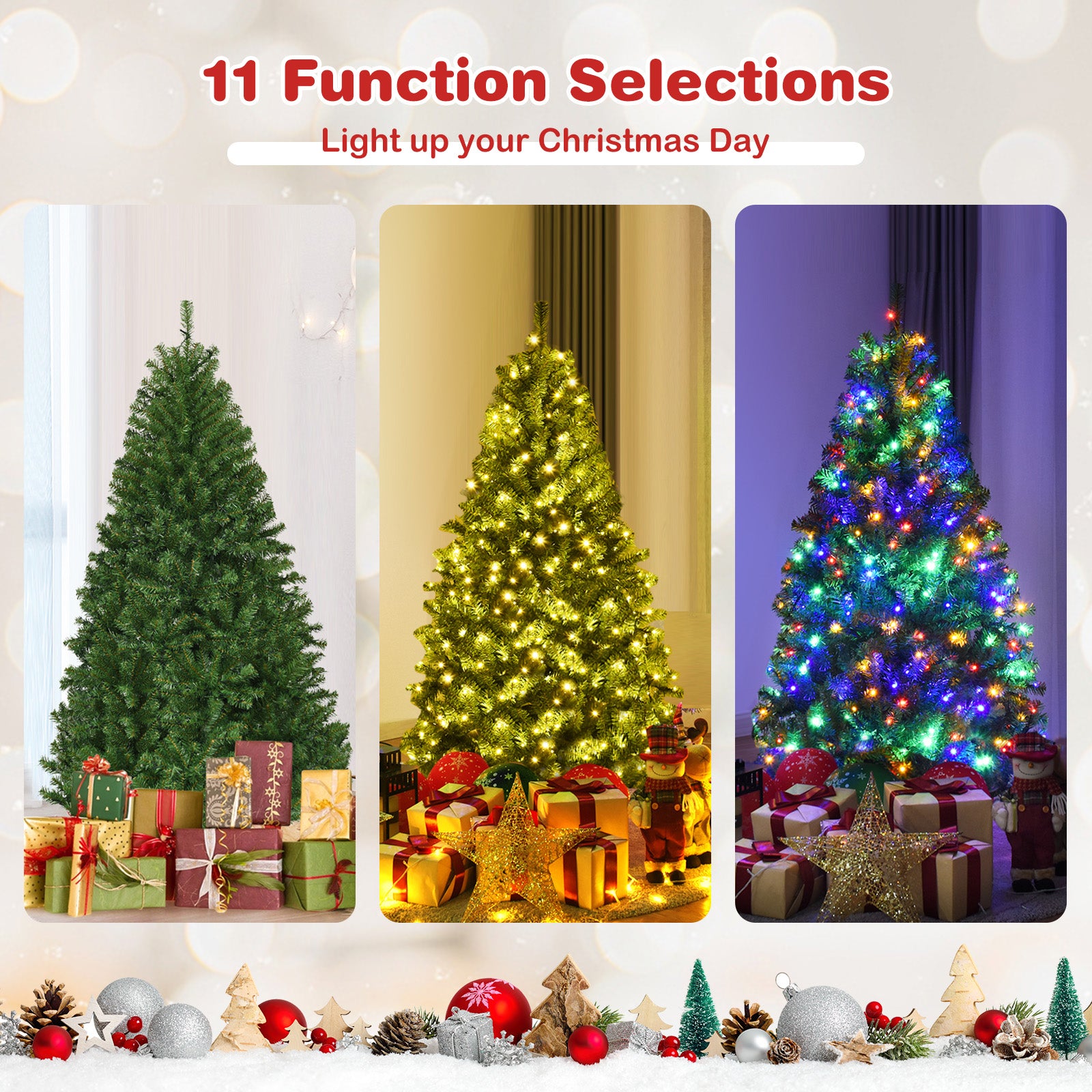 Artificial Premium Hinged Christmas Tree-4 ft