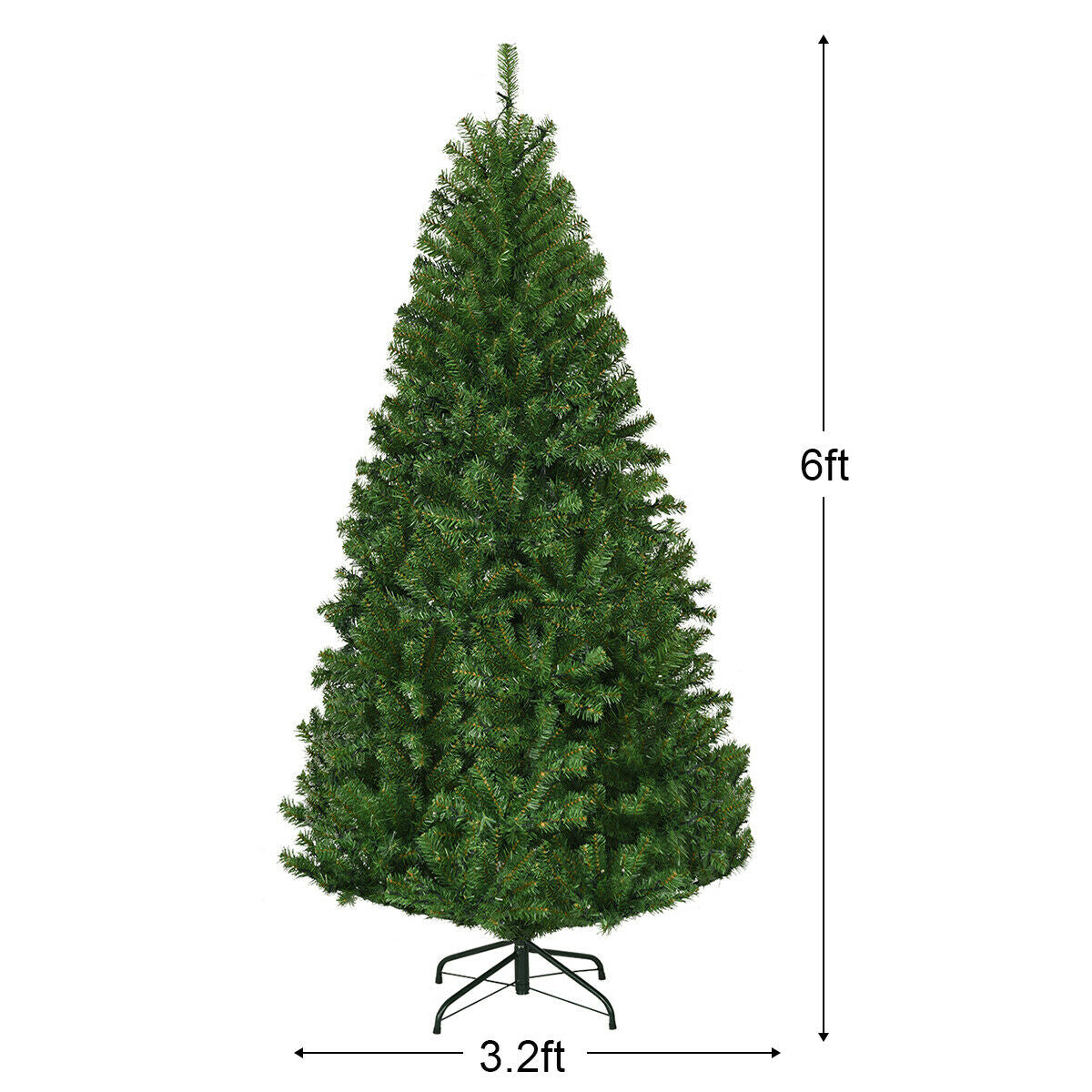 Artificial Premium Hinged Christmas Tree-6 ft